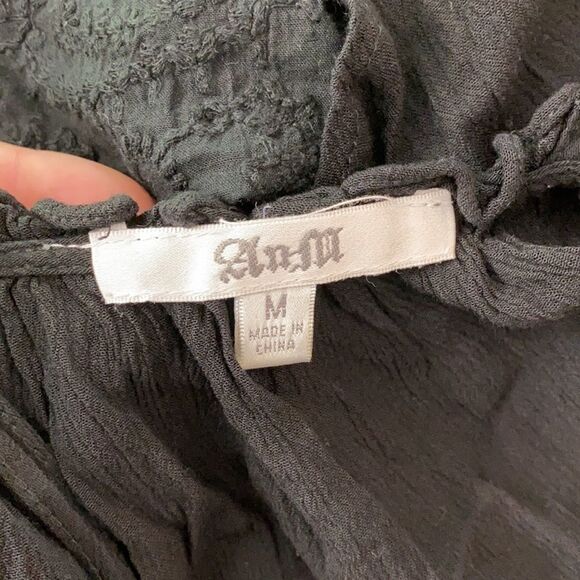 Embroidered Cross Back Trapeze Tank Top - Picture 8 of 8